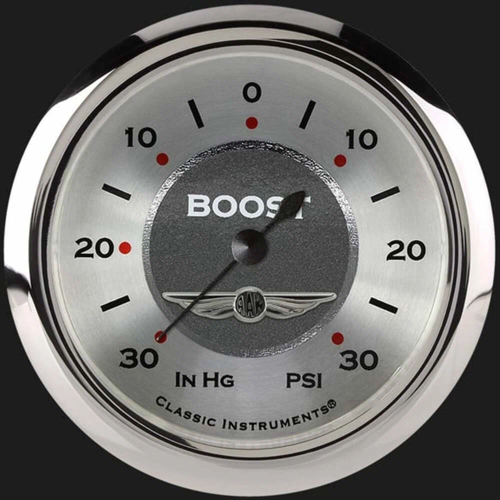 All American 2 5_8_ Boost_Vac Gauge AW341SRC
